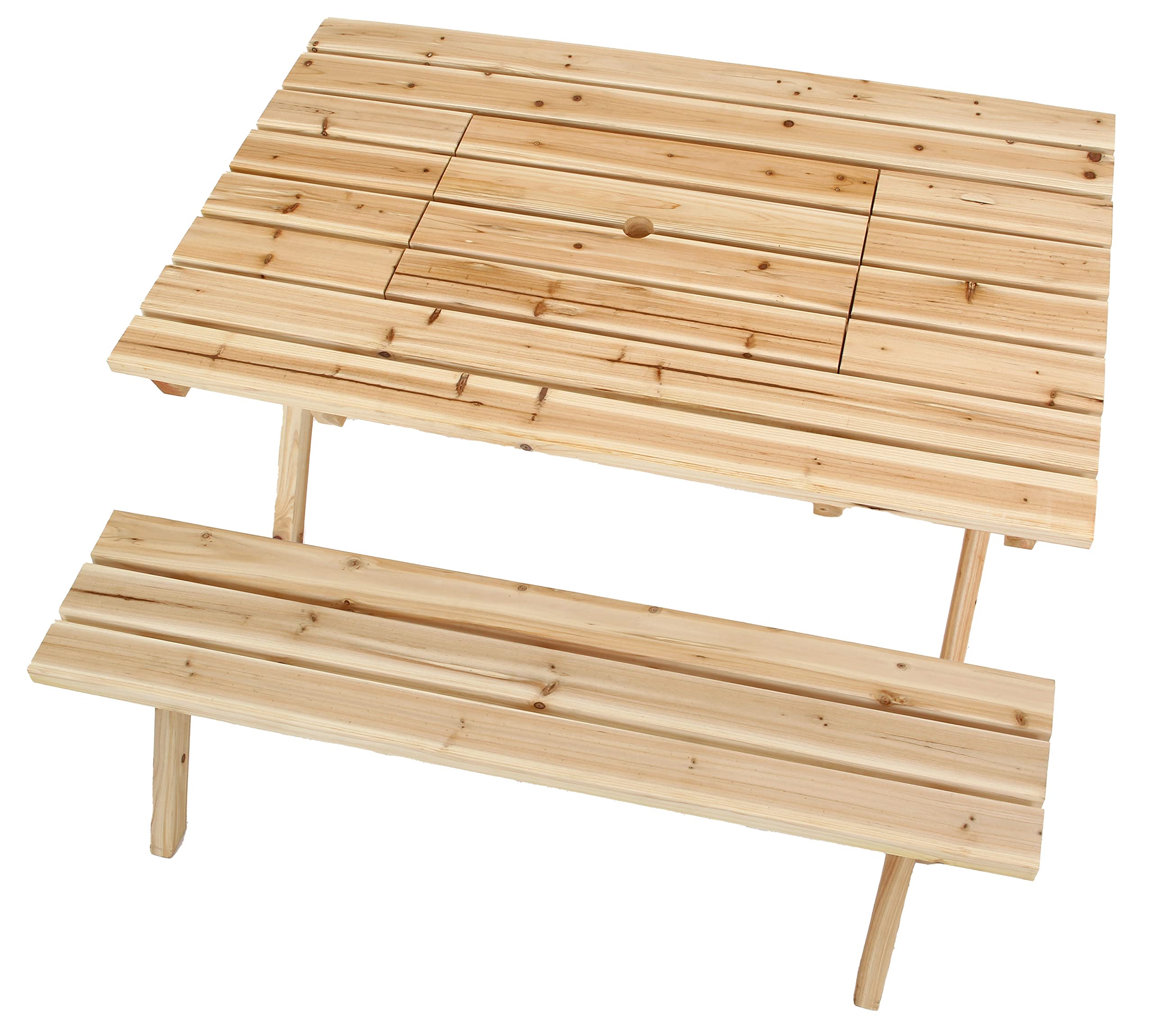 Amazon.co.jp: 不二貿易 ガーデンテーブルセット BBQテーブル＆ベンチ